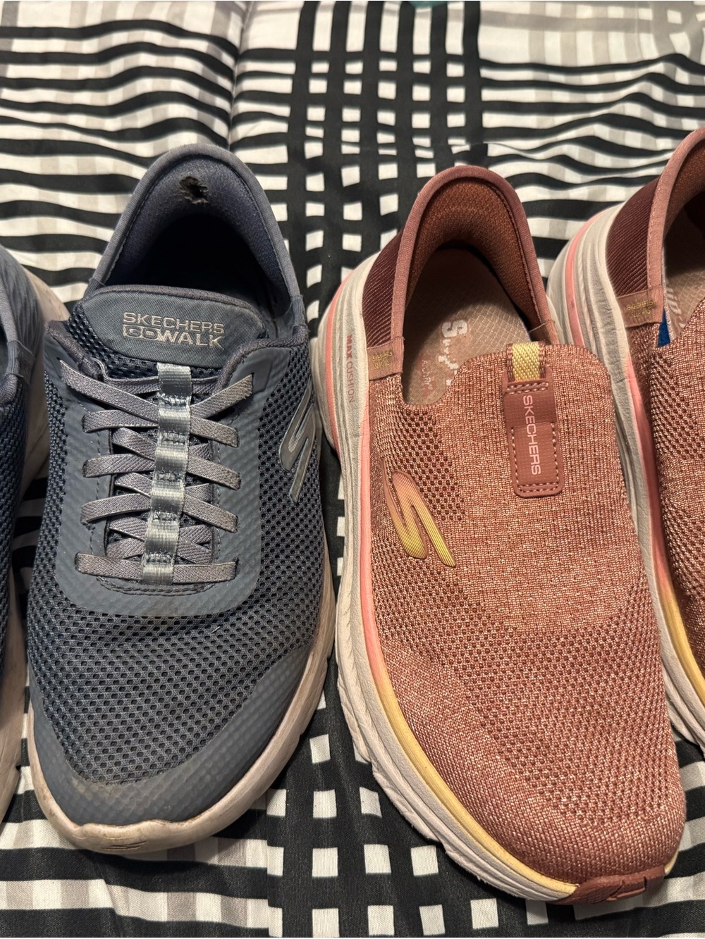 Women’s Skechers Go Walk Slip-On Sneakers – BUNDLE, 7Wide